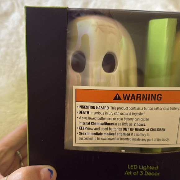 ✨NEW👻Goblin and Ghoul Halloween Ghosts LED Trio Decor👻 - Picture 4 of 6